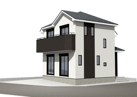 東林間7丁目 新築戸建 C号棟 外観パース図