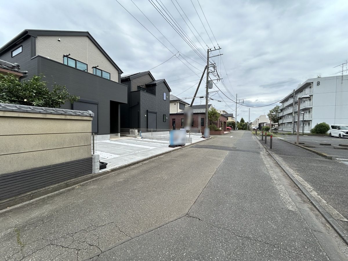 桜台 新築戸建 1号棟 前面道路含む外観 前面道路含む外観