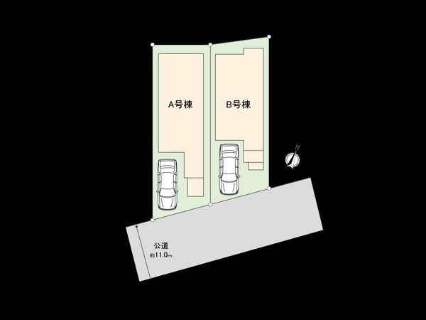 御園3丁目 戸建 A号棟 間取図(平面図) 御園3丁目 戸建 A号棟 間取図(平面図)