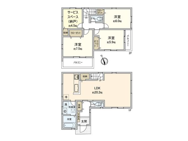 間取図(平面図)