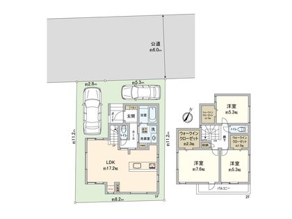 東林間4丁目 新築戸建 間取図(平面図)