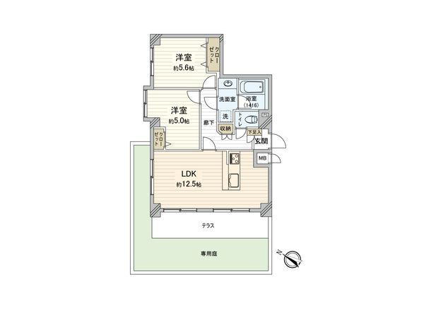 ライオンズマンション相模大野東 間取図(平面図) 間取図(平面図)