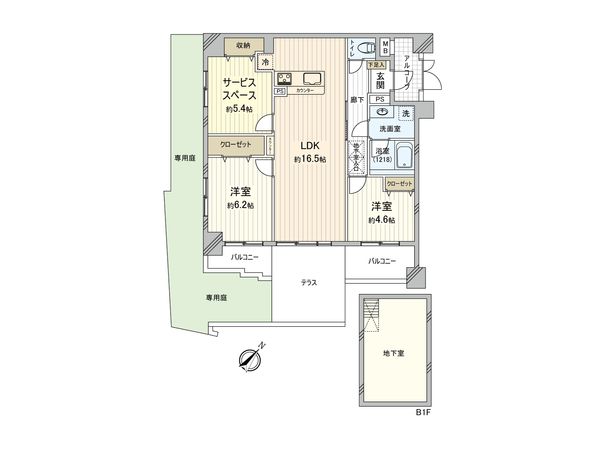 クレアール相模大野 間取図(平面図) クレアール相模大野 間取図(平面図)