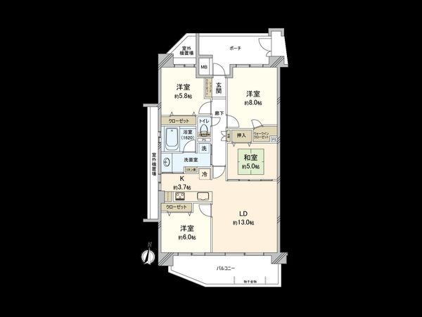 ライフレビュー相模の丘 間取図(平面図)