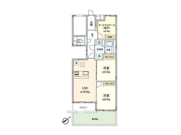 ライオンズマンション相模が丘 間取図(平面図) 間取図(平面図)