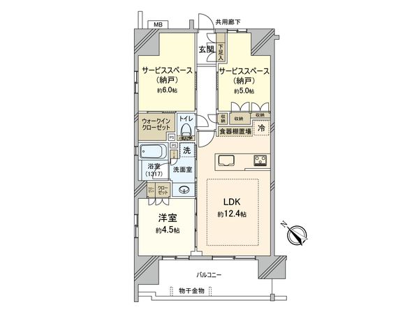 プレシス相模大野パークサイドコート 間取図(平面図) プレシス相模大野パークサイドコート 間取図(平面図)