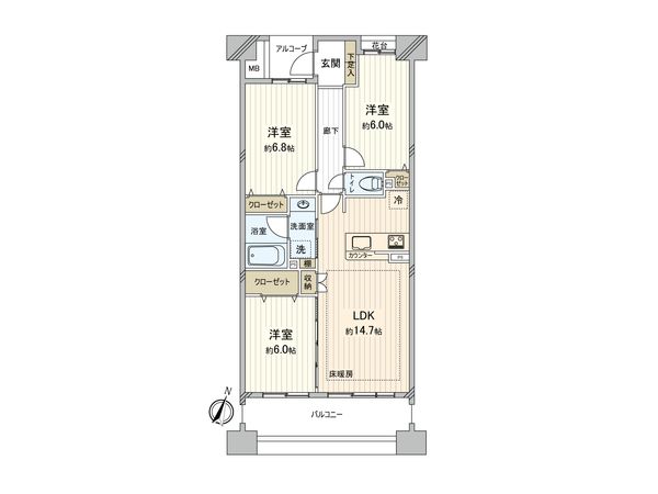 間取図(平面図)