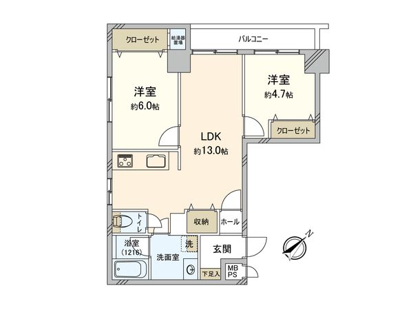 シャンボール相模原 間取図(平面図) シャンボール相模原 間取図(平面図)