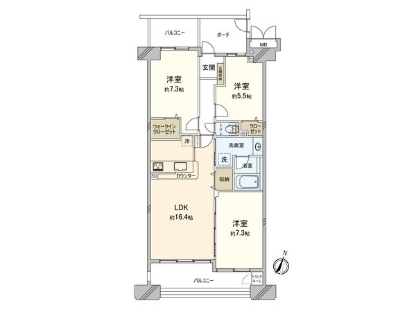 エステ・スクエア小田急相模原 ステージⅣ 間取図(平面図) エステ・スクエア小田急相模原 ステージⅣ 間取図(平面図)