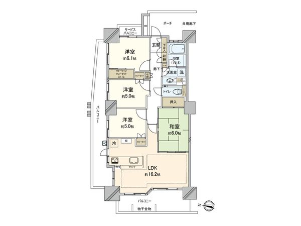 パークスクエア相模大野タワーアンドレジデンス センタータワー 間取図(平面図) パークスクエア相模大野タワーアンドレジデンス センタータワー 間取図(平面図)