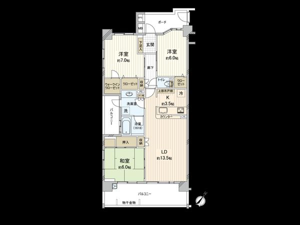 エンゼル相模大野マナーハウス 間取図(平面図)