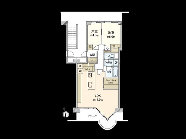 ライフプラザ町田 間取図(平面図)