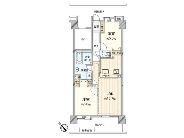 間取図(平面図)