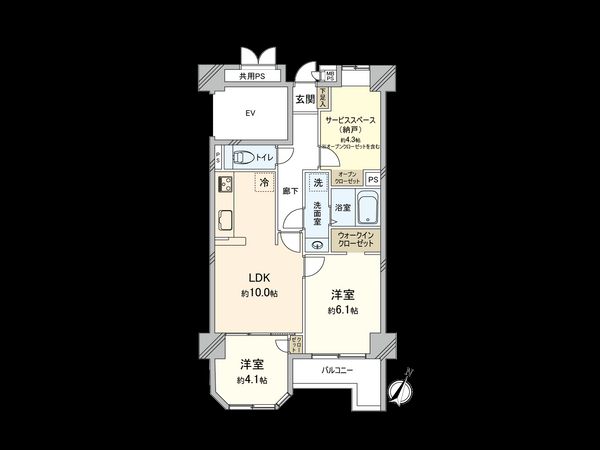 ライオンズステーションプラザ小田急相模原 間取図(平面図) ライオンズステーションプラザ小田急相模原 間取図(平面図)