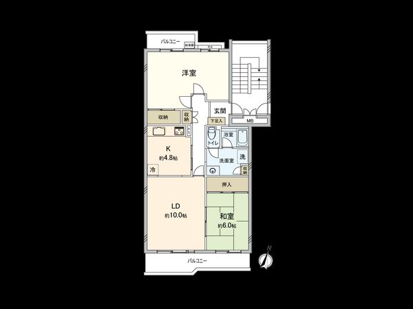 藤和町田コープ 間取図(平面図) 藤和町田コープ 間取図(平面図)