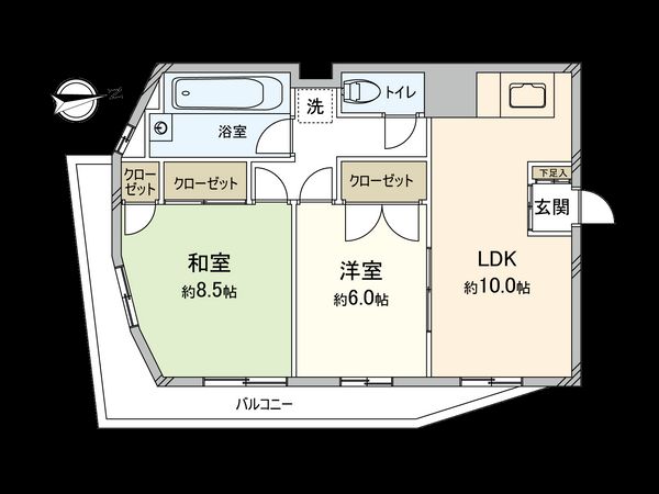 相武台マンション 間取図(平面図)
