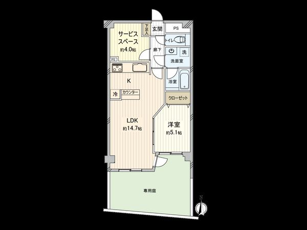 ライオンズマンション町田南 間取図(平面図)