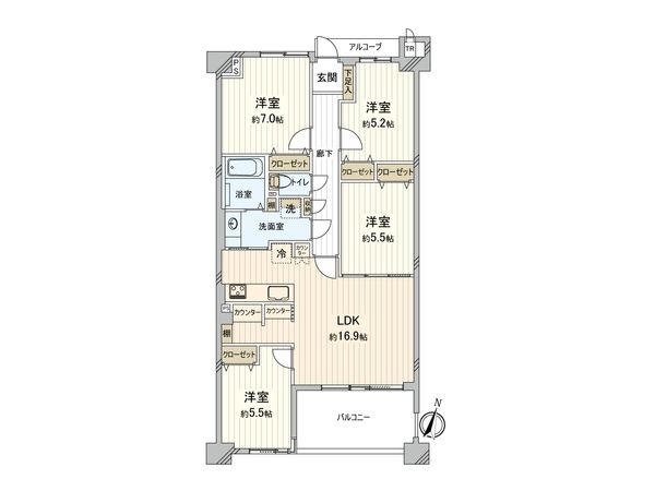 エステ・スクエア小田急相模原 ステージⅡ 間取図(平面図) エステ・スクエア小田急相模原 ステージⅡ 間取図(平面図)