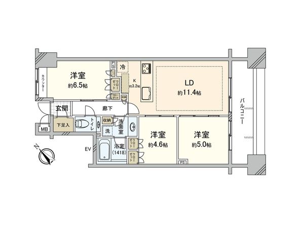 ジーモデーロ 間取図(平面図) ジーモデーロ 間取図(平面図)