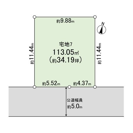 平塚市菫平 土地 7区画 区画図 平塚市菫平 土地 7区画 区画図