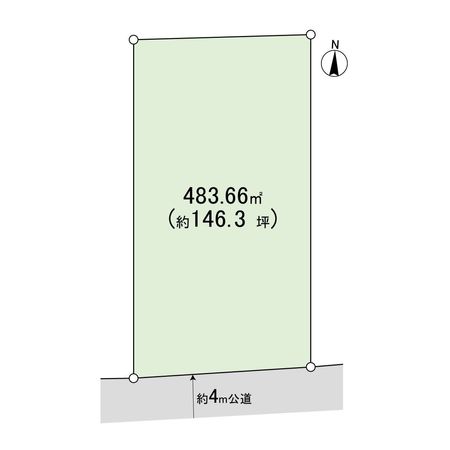 小田原市堀之内 土地 区画図