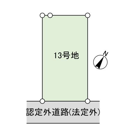 平塚市南金目 土地 13号地 区画図 平塚市南金目 土地 13号地 区画図