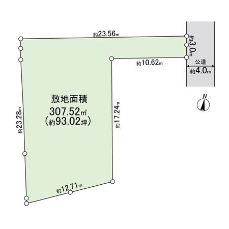 平塚市龍城ケ丘 土地 区画図 区画図