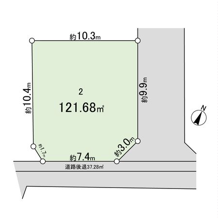平塚市南原三丁目 土地2区画 区画図 平塚市南原三丁目 土地2区画 区画図