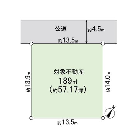 中郡大磯町石神台1丁目 土地 区画図 区画図
