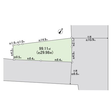 小田原市浜町1丁目 土地 区画図 小田原市浜町1丁目 土地 区画図