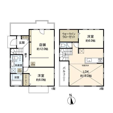 中郡大磯町大磯 戸建 間取図(平面図) 中郡大磯町大磯 戸建 間取図(平面図)