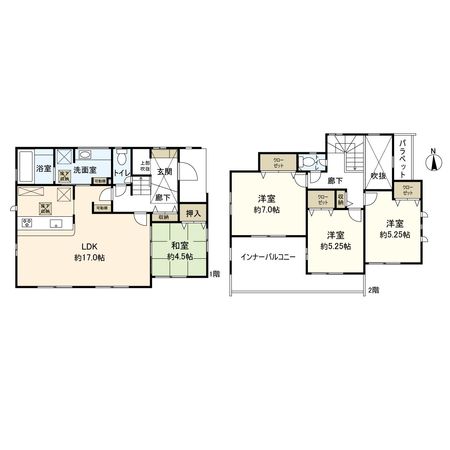 小田原市扇町1丁目 新築戸建 間取図(平面図) 小田原市扇町1丁目 新築戸建 間取図(平面図)