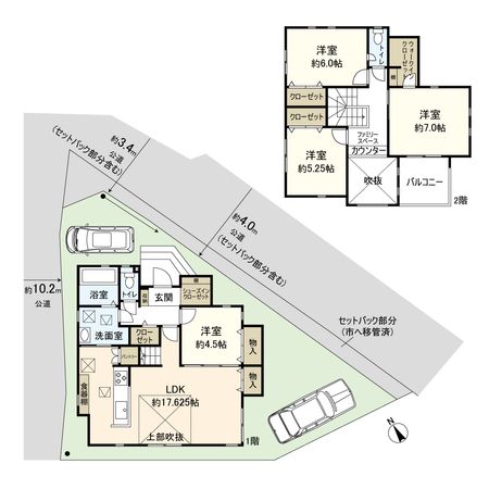 小田原市南町3丁目 戸建 間取図(平面図) 小田原市南町3丁目 戸建 間取図(平面図)