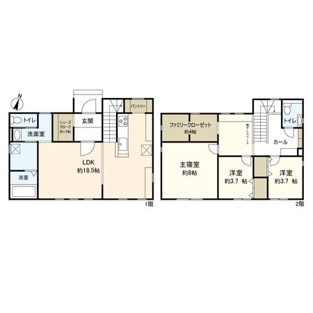 平塚市菫平 新築戸建 17号棟 間取図(平面図)