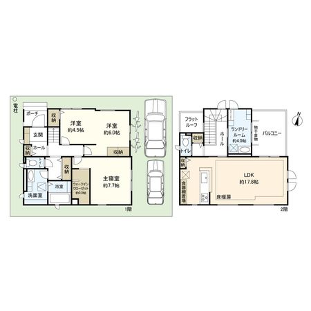 平塚市菫平 戸建 32号棟 間取図(平面図) 平塚市菫平 戸建 32号棟 間取図(平面図)