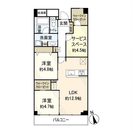 秀和平塚レジデンス 間取図(平面図) 間取図(平面図)