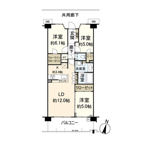 間取図(平面図)