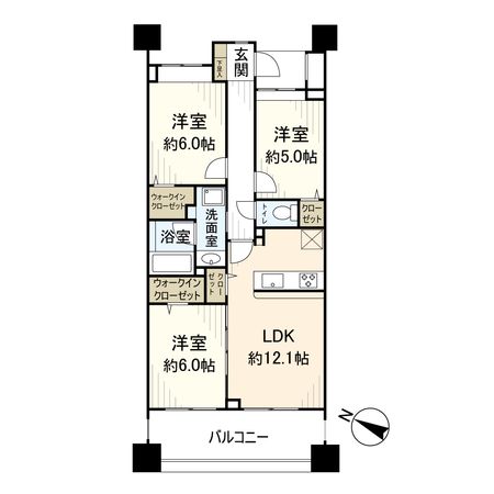 プリムローズ平塚 間取図(平面図) 間取図(平面図)