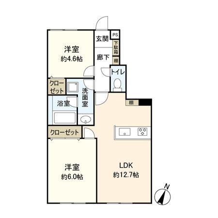 メゾンミール湘南平塚 間取図(平面図)
