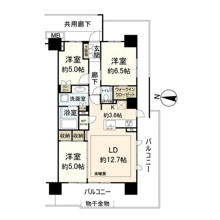 プラウド湘南藤沢ガーデン 間取図(平面図)
