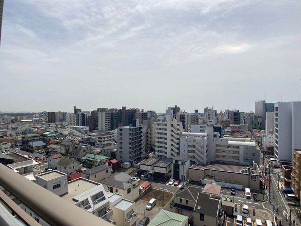 湘南平塚ハイム バルコニーからの眺望