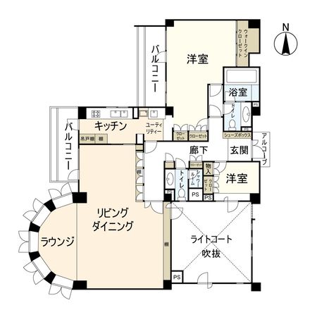 エルザ湘南松風 間取図(平面図)