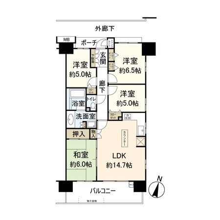 オーベルグランディオ湘南平塚 間取図(平面図) オーベルグランディオ湘南平塚 間取図(平面図)