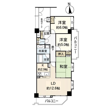 ライオンズヴィアーレ湘南松風 間取図(平面図) ライオンズヴィアーレ湘南松風 間取図(平面図)