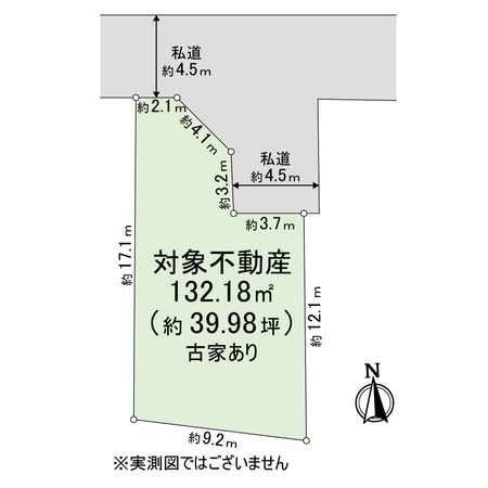 厚木市戸室3丁目 土地 区画図 厚木市戸室3丁目 土地 区画図