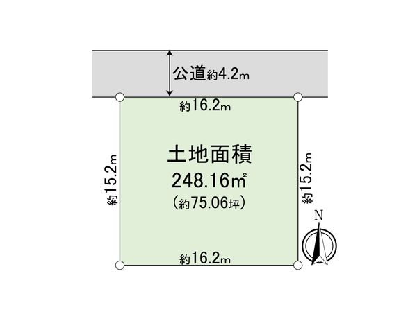 秦野市鶴巻南2丁目 土地 区画図 区画図