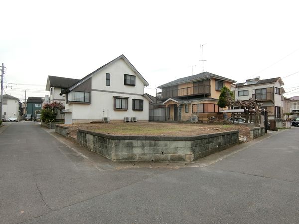 厚木市三田2丁目 土地 前面道路含む外観 厚木市三田2丁目 土地 前面道路含む外観