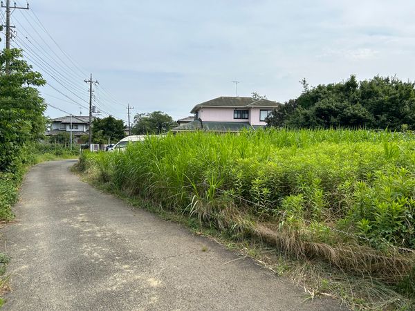 厚木市三田 土地 前面道路含む外観 厚木市三田 土地 前面道路含む外観