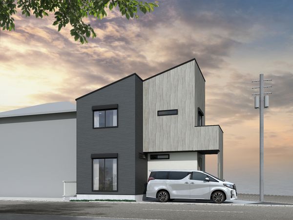 厚木市松枝 新築戸建 外観パース図 厚木市松枝 新築戸建 外観パース図
