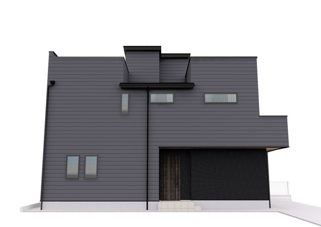 厚木市元町 新築戸建C号棟 外観パース図 厚木市元町 新築戸建C号棟 外観パース図